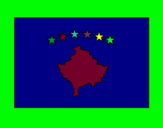 Dibujo Kosovo pintado por VENI