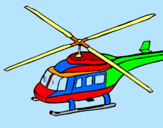 Dibujo Helicóptero  pintado por yonis