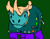 Dibujo Rinoceronte pintado por xlr8