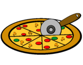 Dibujo Pizza pintado por joseito45