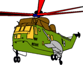 Dibujo Helicóptero al rescate pintado por braianysanti