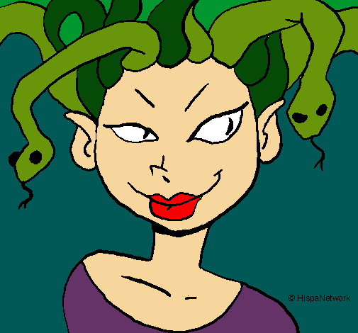 Mujer medusa