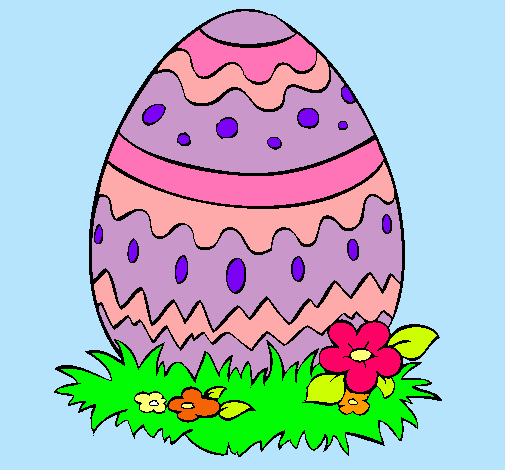 Dibujo Huevo de pascua 2 pintado por yisel