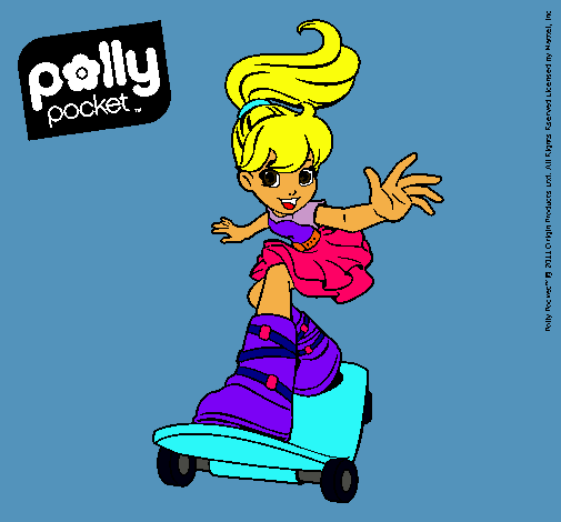 Dibujo Polly Pocket 7 pintado por roky