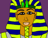 Dibujo Tutankamon pintado por wolfwoman