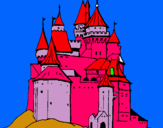Dibujo Castillo medieval pintado por ganesha
