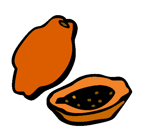 Dibujo Papaya pintado por karlacvcr