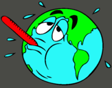 Dibujo Calentamiento global pintado por jamilet100