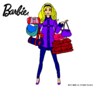 Dibujo Barbie de compras pintado por clau8dia