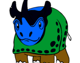 Dibujo Rinoceronte pintado por Emanuel26