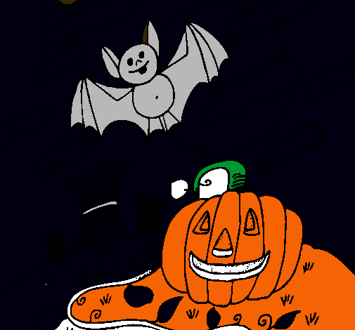 Paisaje de Halloween