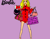 Dibujo Barbie de compras pintado por ncnfjgfj