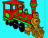 Dibujo Tren pintado por javsep