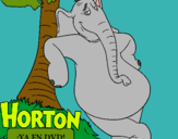 Dibujo Horton pintado por mariambo