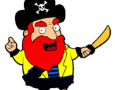 Dibujo Pirata pintado por felipepita