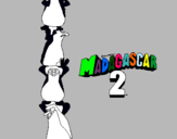 Dibujo Madagascar 2 Pingüinos pintado por mADAGASCAR