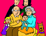 Dibujo Familia pintado por yuthiel