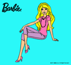 Dibujo Barbie moderna pintado por clau8dia