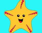 Dibujo Estrella de mar pintado por abriiiiiiiii