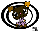 Dibujo Perrito Littlest Pet Shop pintado por gore