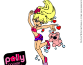 Dibujo Polly Pocket 14 pintado por maitena