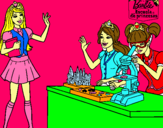 Dibujo Barbie en el laboratio pintado por anachupi