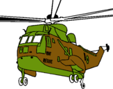 Dibujo Helicóptero al rescate pintado por elicopter