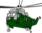 Dibujo Helicóptero al rescate pintado por saqmi