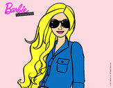 Dibujo Barbie con gafas de sol pintado por IslamEYM
