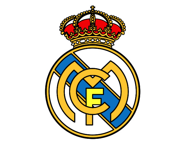 Dibujo Escudo del Real Madrid C.F. pintado por lemonade 