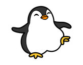 Dibujo Pingüino bailando pintado por guadalupe-