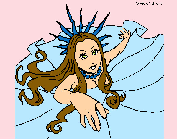 Dibujo Princesa neoyorquina pintado por avaeacag