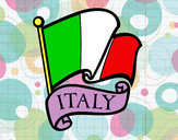 Dibujo Bandera de Italia pintado por Laaaauraaa