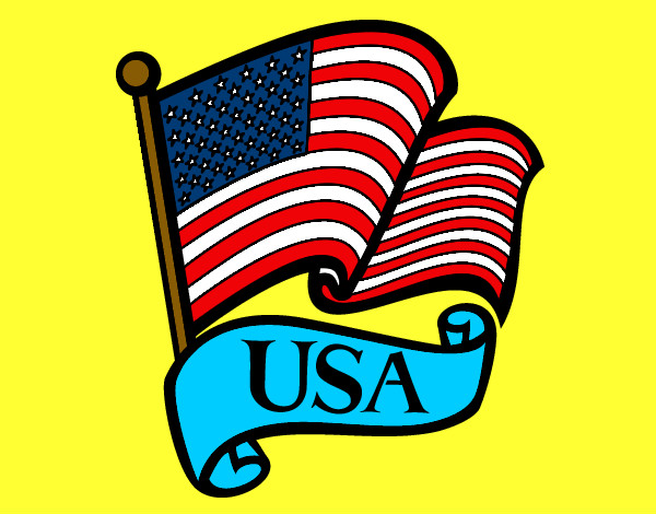 Dibujo Bandera de los Estados Unidos pintado por DiegoSn