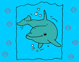 Dibujo Delfín pintado por antolakim