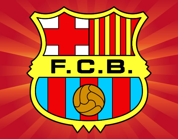 Dibujo Escudo del F.C. Barcelona pintado por PABLO_HM