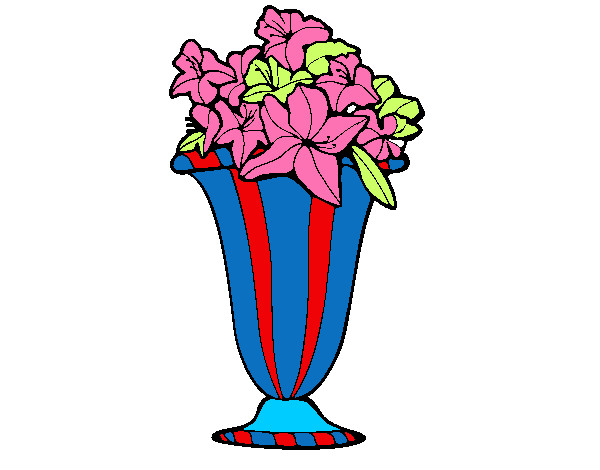 Dibujo Jarrón de flores pintado por PABLO_HM