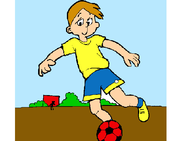 Dibujo Jugar a fútbol pintado por criva826