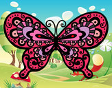 Dibujo Mariposa bonita pintado por antolakim