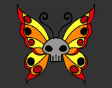 Dibujo Mariposa Emo pintado por tatuu2345