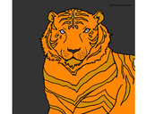 Dibujo Tigre pintado por antolakim