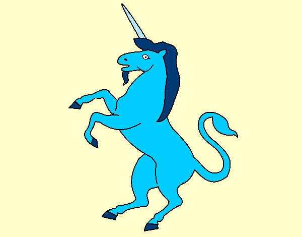 Dibujo Unicornio pintado por Laaaauraaa