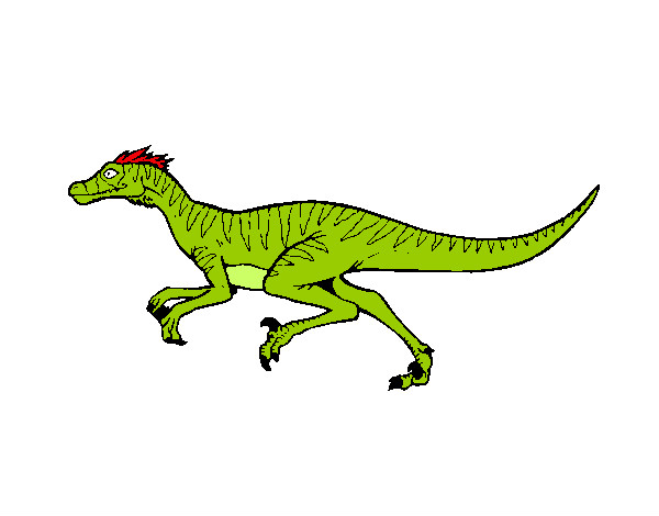 Dibujo Velociraptor pintado por shadowa
