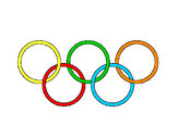 Dibujo Anillas de los juegos olimpícos pintado por ireneecool