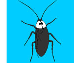 Dibujo Cucaracha grande pintado por antitto