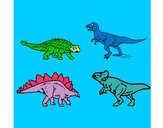 Dibujo Dinosaurios de tierra pintado por 131618