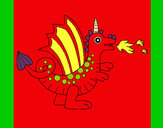 Dibujo Dragón alegre II pintado por jonathan34