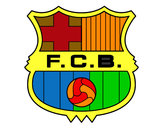 Dibujo Escudo del F.C. Barcelona pintado por benjamin82