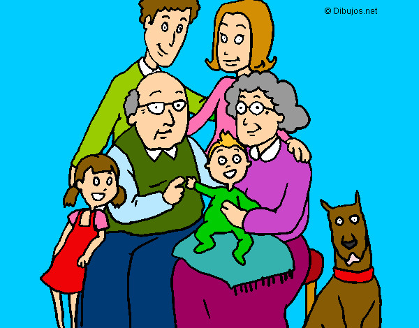 Dibujo Familia pintado por larah2ogm