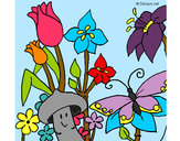 Dibujo Fauna y flora pintado por hpna
